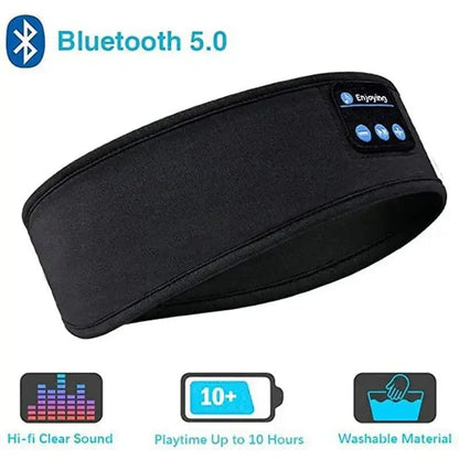 Bluetooth Sleep Headband – Wireless Headphones, Built - In Speakers, Comfortable Fabric, 10 - Hour Battery Life - Crazy_Gadget000000Crazy_Gadget