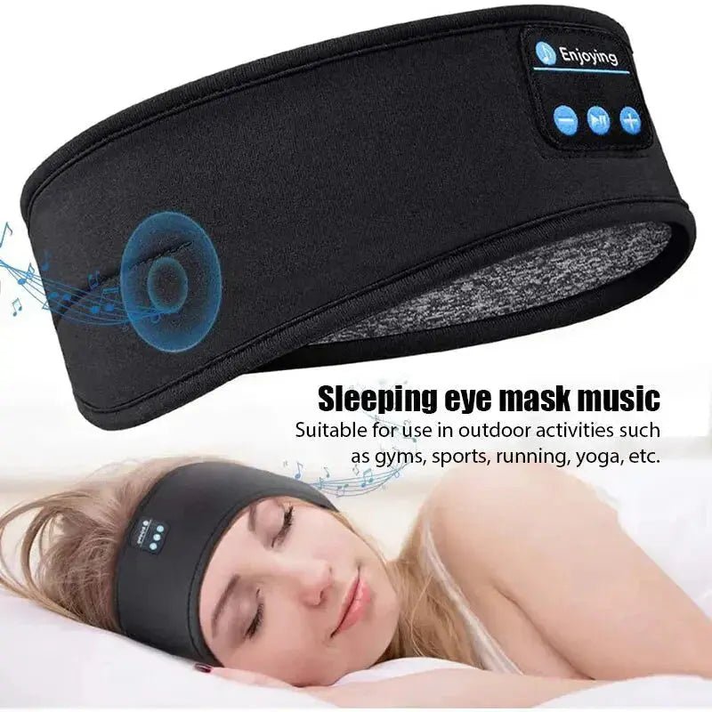 Bluetooth Sleep Headband – Wireless Headphones, Built - In Speakers, Comfortable Fabric, 10 - Hour Battery Life - Crazy_Gadget000000Crazy_Gadget