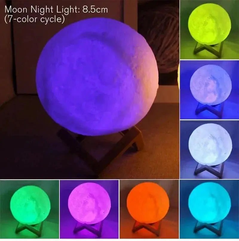 D5 Starry Moon Lamp 8Cm - LED Night Light with Stand, Perfect for Bedroom Decor and Gifts - Crazy_GadgetD5 Starry Moon Lamp 8Cm - LED Night Light with Stand, Perfect for Bedroom Decor and GiftsCrazy_Gadget