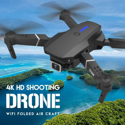 E88 Pro Foldable Quadcopter Drone - WIFI FPV, HD 4K Camera, Altitude Hold - Crazy_GadgetE88 Pro Foldable Quadcopter Drone - WIFI FPV, HD 4K Camera, Altitude HoldCrazy_Gadget