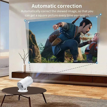 Salange P300 Mini Portable Projector - 4K 8K Video Decoding, 720P HD, Android 11, Wi - Fi, BT 5.1 - Crazy_GadgetSalange P300 Mini Portable Projector - 4K 8K Video Decoding, 720P HD, Android 11, Wi - Fi, BT 5.1Crazy_Gadget