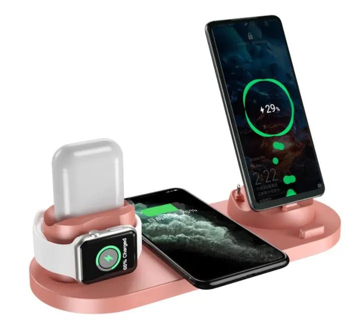 6-in-1 Fast Wireless Charging Dock for iPhone & Smartwatch - Crazy_Gadget#original_value#Crazy_Gadget