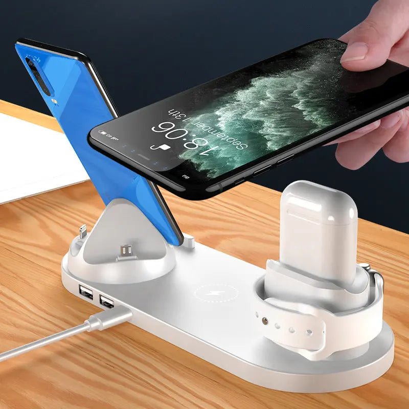 6-in-1 Fast Wireless Charging Dock for iPhone & Smartwatch - Crazy_Gadget#original_value#Crazy_Gadget
