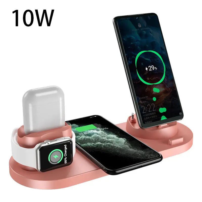 6-in-1 Fast Wireless Charging Dock for iPhone & Smartwatch - Crazy_Gadget#original_value#Crazy_Gadget